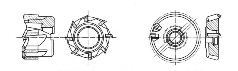 welded face mill cutters and clamped face mill cutters