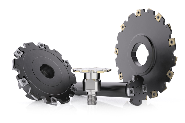 indexable three-sided milling cutter