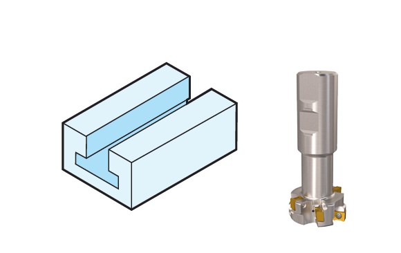 Processing of T-slot