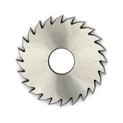 High-speed steel solid three-sided milling cutter