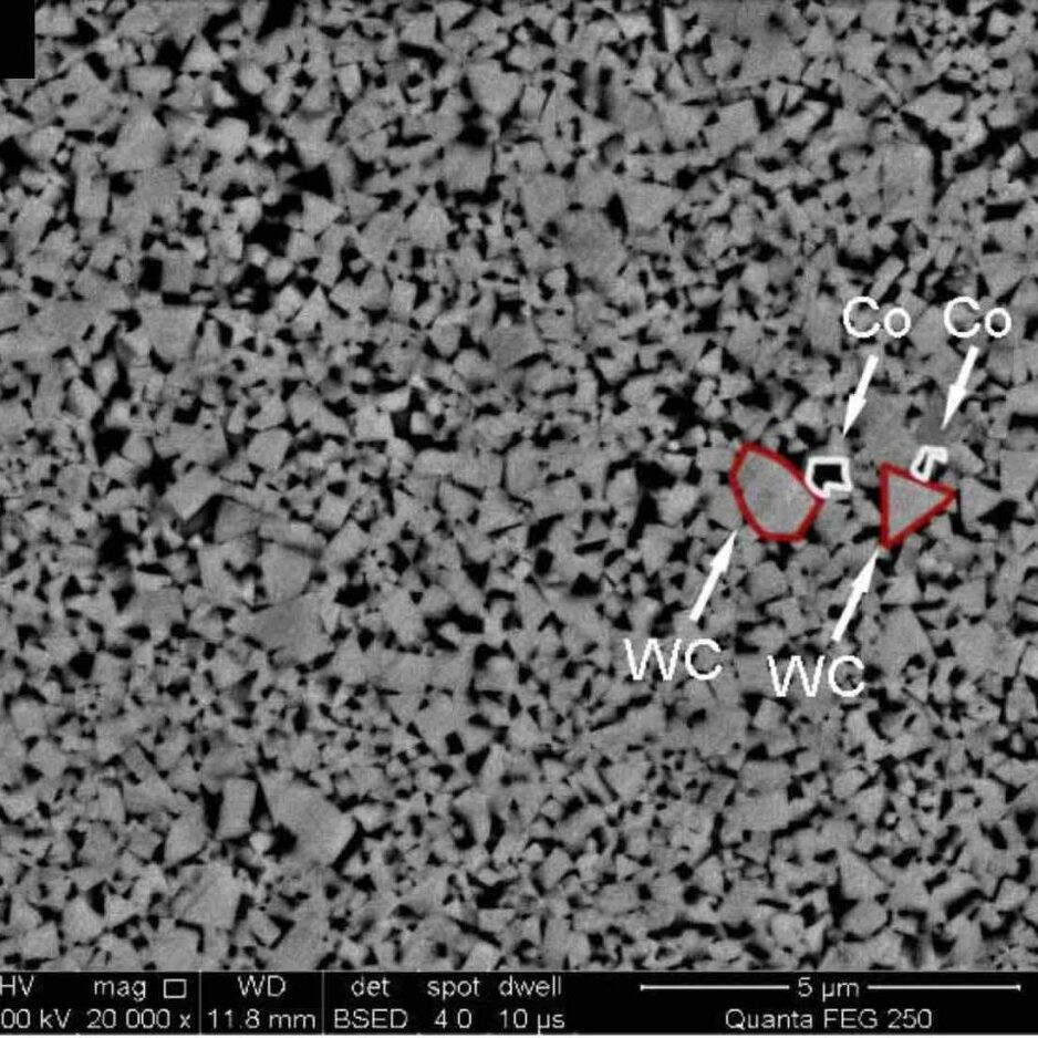 tungsten carbide microstructure